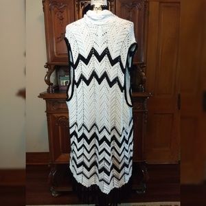 Serengeti Jackets & Coats - Serengeti Black and White Crochet cover up plus 2x Serengeti Jackets & Coats - Serengeti Black and White Crochet cover up plus 2x